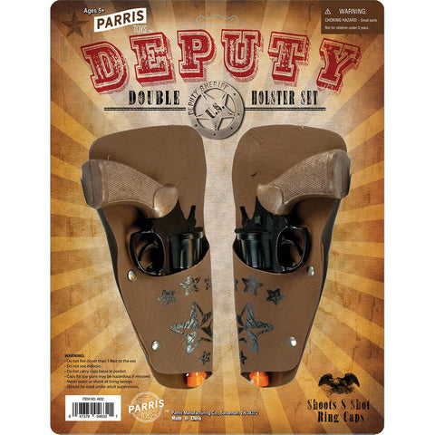 Deputy Shot Cap Double Revolver Set