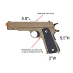 1911a1 Double Eagle Metal Airsoft Pistol V14T